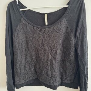 Black Lace off the shoulder top